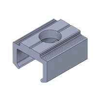 Rail Cap — Aluminium 6063 T6 solar mounting accessory