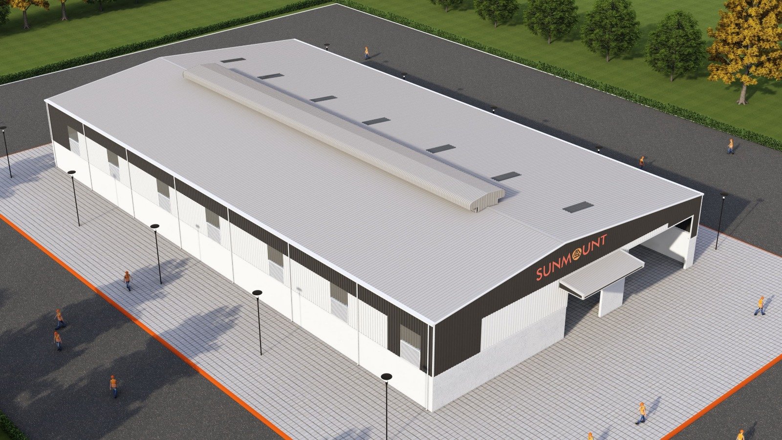 SunMount solar mounting structures manufacturing facility